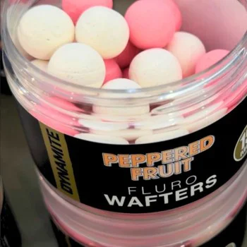 Плуващи топчета за стръв DYNAMITE BAITS Peppered Fruit Fluro Pop-Ups 15mm