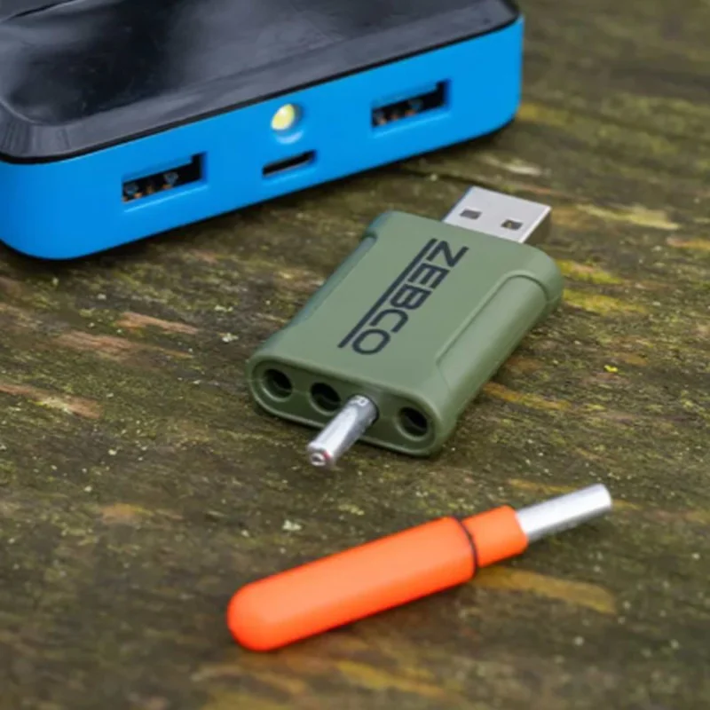 Презареждаеми батерии с USB зарядно ZEBCO Rechargable Needle Battery Set