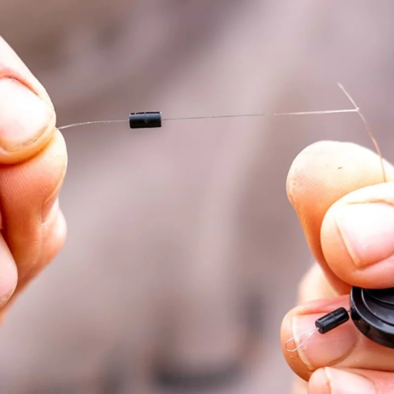 Силиконови стопери GURU Super Tight Line Stops Squared Black