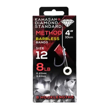 Вързани куки KAMASAN Diamond Standard Method 4" Bait Band