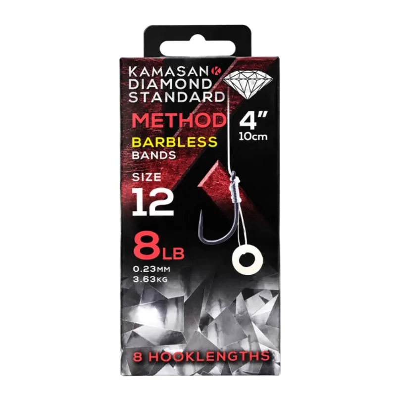 Вързани куки KAMASAN Diamond Standard Method 4" Bait Band