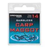 Единични куки без контра DRENNAN Barbless Carp Maggot