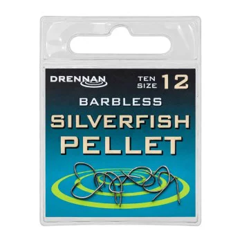 Единични куки без контра DRENNAN Barbless Silverfish Pellet