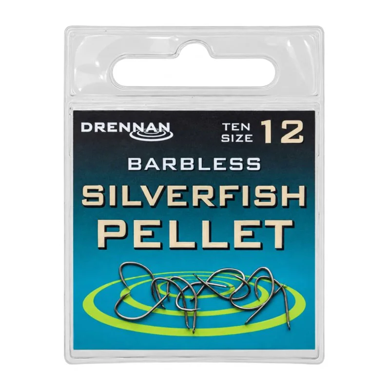 Единични куки без контра DRENNAN Barbless Silverfish Pellet