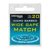 Единични куки с контра DRENNAN Wide Gape Match
