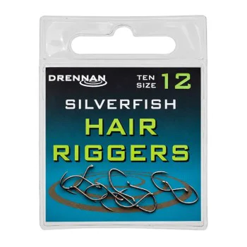 Единични куки с ухо без контра DRENNAN Silverfish Hair Rigger