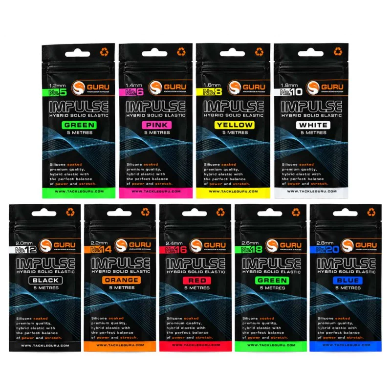 Хибриден ластик GURU Impulse Hybrid Solid Elastic 5m