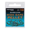 Единични куки без контра DRENNAN Barbless Wide Gape Pellet