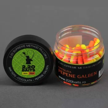 Неутрални вафтери 2.20 Baits Wafter Supreme Pillows Yellow and Orange 6mm Chocolate & Yellow Melon 50ml