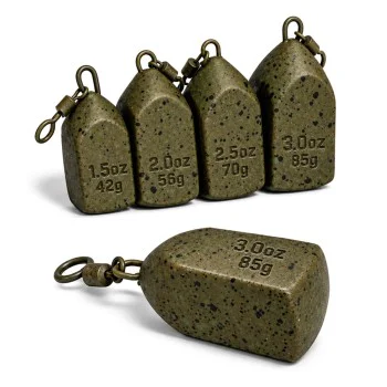 Олово FOX Square Swivel Lead 3.0oz 85g