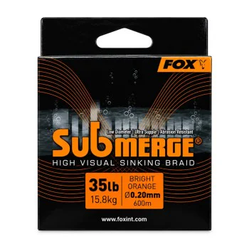 Плетено влакно FOX Submerge Orange Sinking Braid 600m