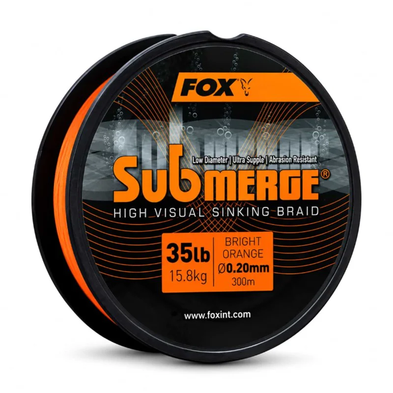 Плетено влакно FOX Submerge Orange Sinking Braid 600m