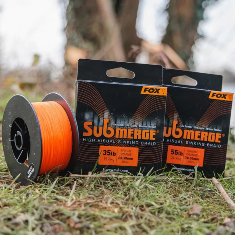 Плетено влакно FOX Submerge Orange Sinking Braid 600m