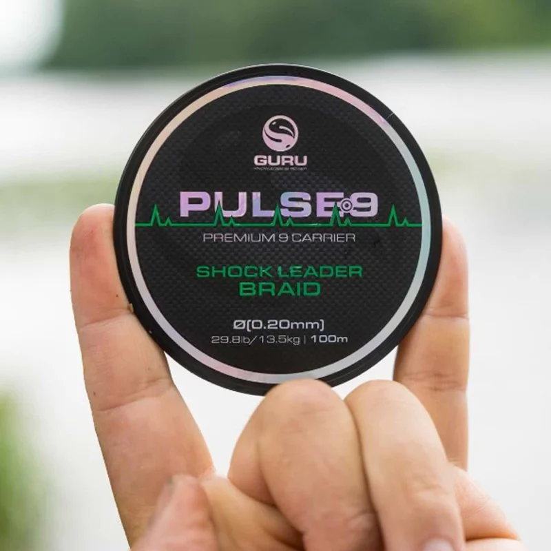 Шок лидер от плетено влакно GURU Pulse 9 Shock Leader Braid 100m