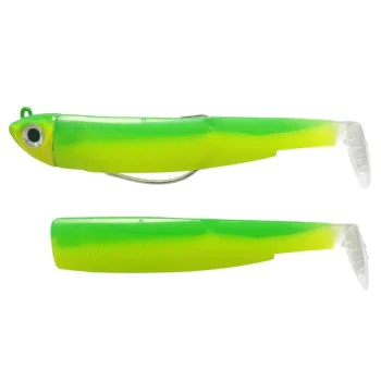 Силиконова примамка FIIISH Black Minnow No2 Combo Jig Head 5g - 2 Lure Bodies 9cm