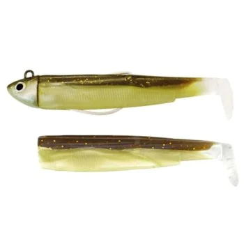 Силиконова примамка FIIISH Black Minnow No3 Combo Jig Head 18g - 2 Lure Bodies 12cm