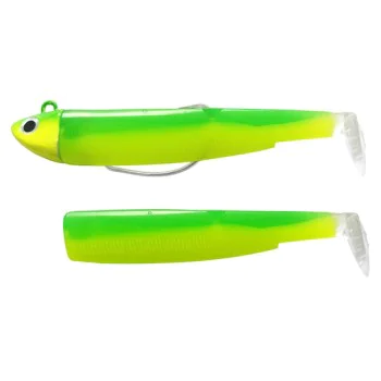 Силиконова примамка FIIISH Black Minnow No3 Combo Jig Head 18g - 2 Lure Bodies 12cm