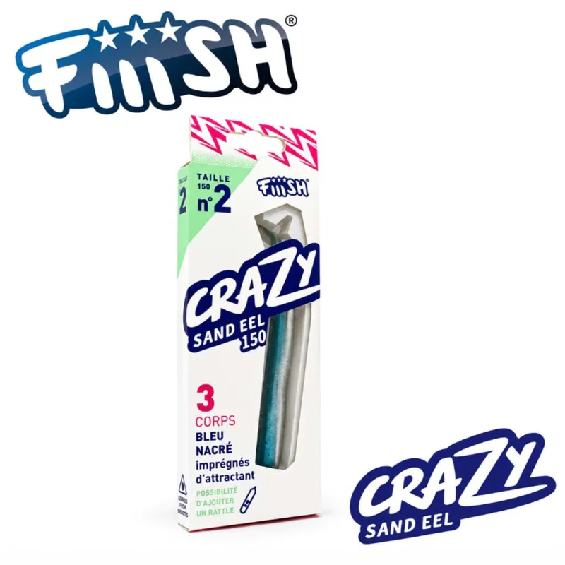 Силиконова примамка FIIISH Crazy Sand Eel No2
