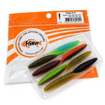 Силиконова примамка FISHUP Tanta 2.5 inch - Mix Colors