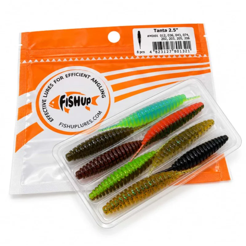 Силиконова примамка FISHUP Tanta 2.5 inch - Mix Colors