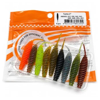 Силиконова примамка FISHUP Tanta 2 inch - Mix Colors