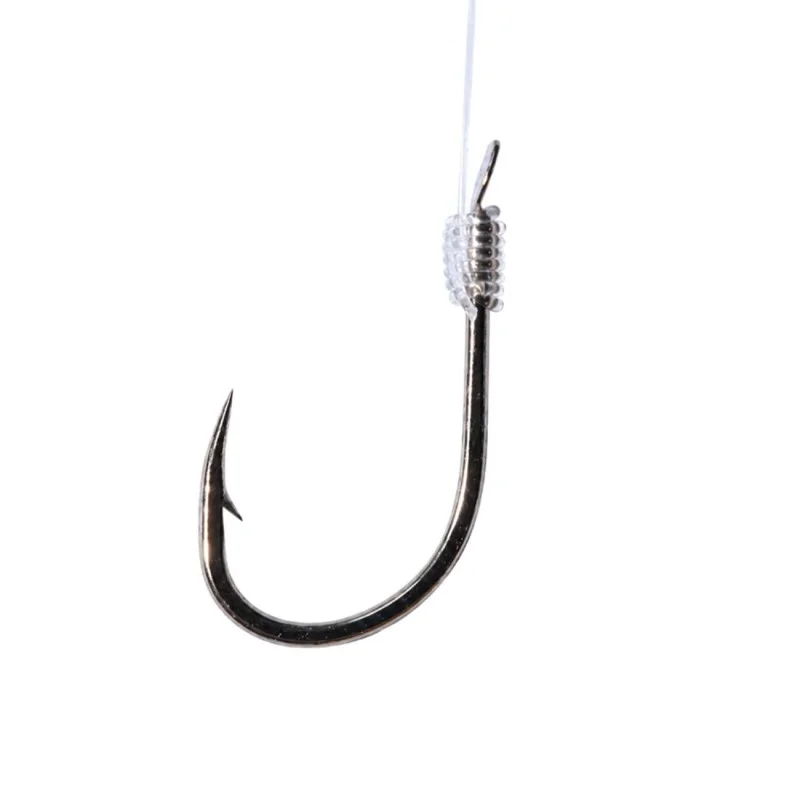 Вързани куки с контра DRENNAN Fluorocarbon Feeder Carbon Feeder
