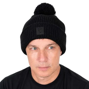 Зимна шапка FOX HD Bobble Black
