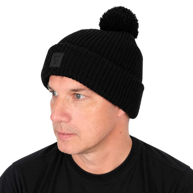 Зимна шапка FOX HD Bobble Black