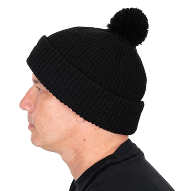 Зимна шапка FOX HD Bobble Black