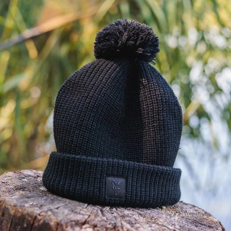 Зимна шапка FOX HD Bobble Black