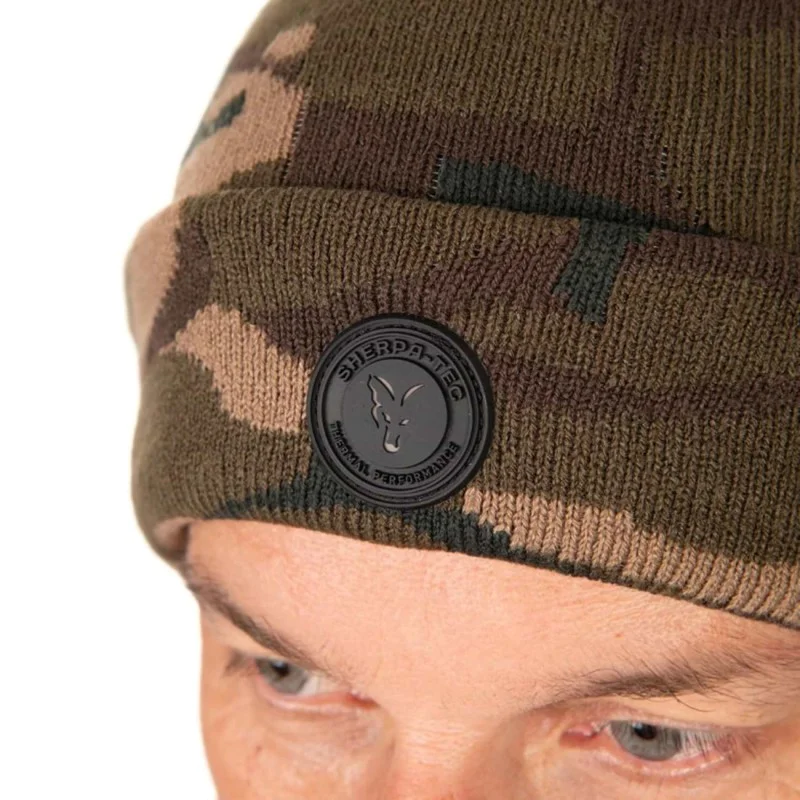 Зимна шапка FOX Sherpa Tec Beanie Camo