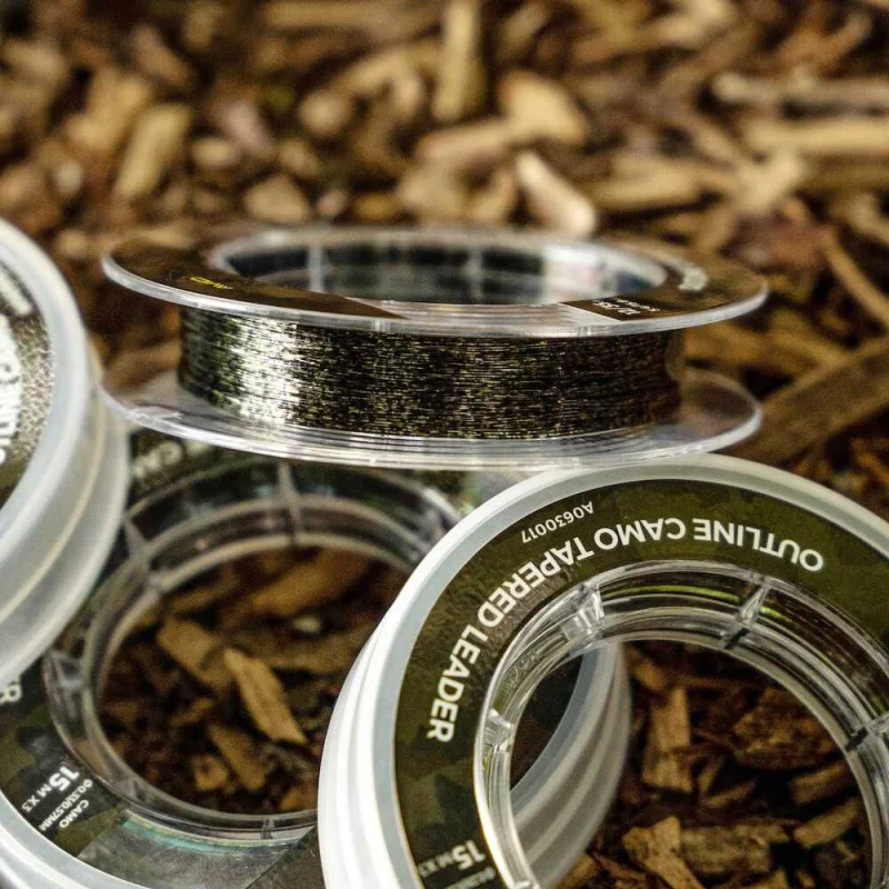 Шок лидер AVID CARP Outline Camo Tapered Leader