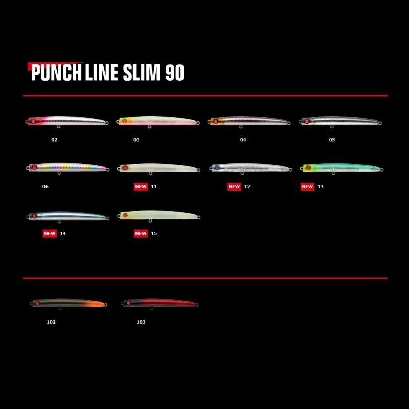Воблер APIA Punch Line Slim 90mm 12g