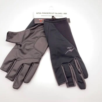 Ръкавици APIA Finger Cut Gloves Black Black