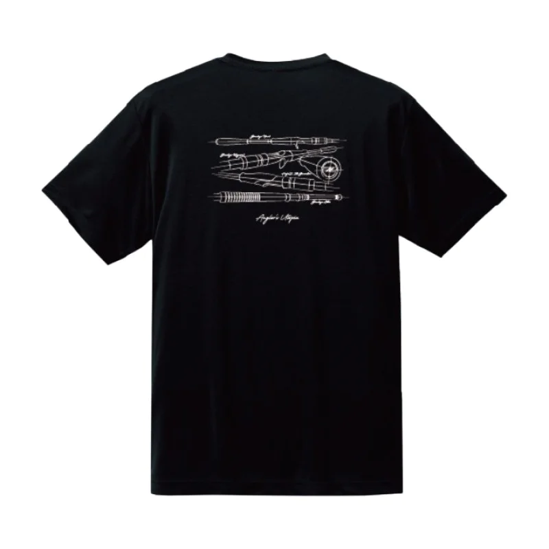 Тениска APIA T-Shirt Rod Print Black