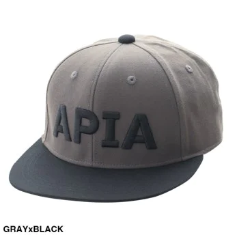 Шапка APIA Flat Cap Gray and Black 2023