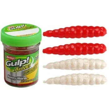 Силиконова примамка BERKLEY Gulp Alive Honey Worm 2.5 cm