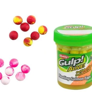 Силиконова стръв BERKLEY Gulp Alive Floating Salmon Eggs 58g