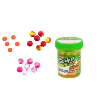Силиконова стръв BERKLEY Gulp Alive Floating Salmon Eggs 58g