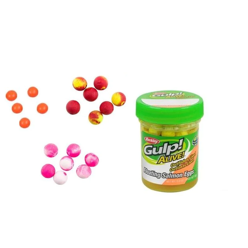 Силиконова стръв BERKLEY Gulp Alive Floating Salmon Eggs 58g