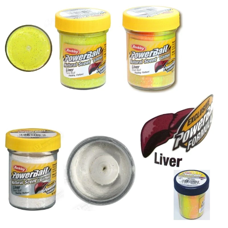 Плуваща паста за пъстърва BERKLEY Natural Scent Trout Bait Liver 50g