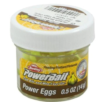 Силиконова стръв BERKLEY PowerBait Floating Eggs Garlic Scent 14g