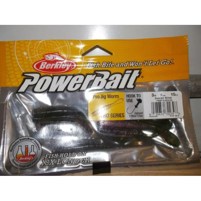 Силиконова примамка BERKLEY PowerBait Pro Jig Worm 8cm