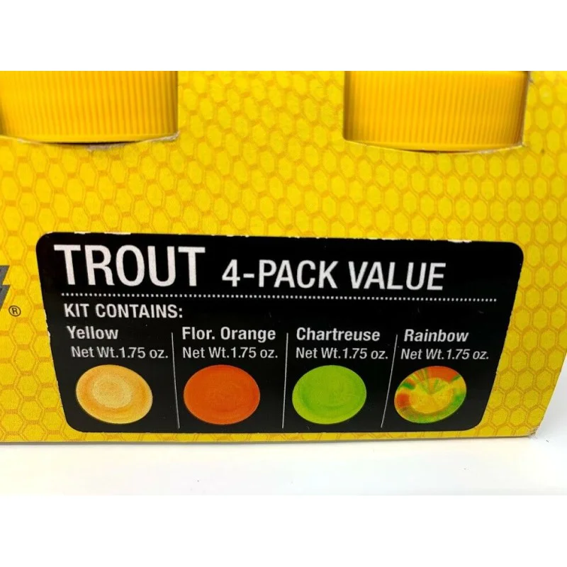 Паста за пъстърва - микс BERKLEY PowerBait Trout Bait Assortment 4x50g