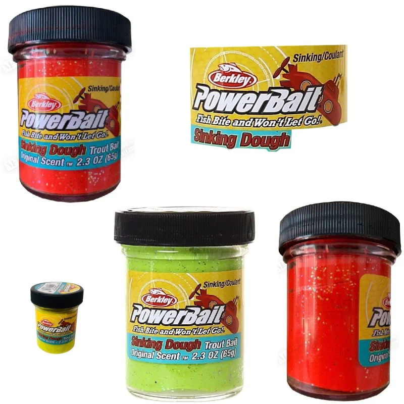 Потъваща паста за пъстърва BERKLEY PoweBait Sinking Glitter Trout Bait 65g