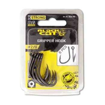 Куки BLACK CAT Gripper Hook DG Coating 6pcs