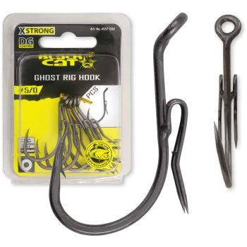 Куки BLACK CAT Ghost Rig Hook DG Coating 5pcs