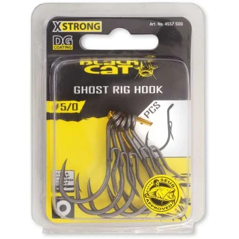 Куки BLACK CAT Ghost Rig Hook DG Coating 5pcs