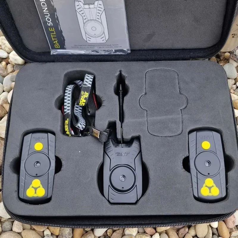 Сигнализатори с централа BLACK CAT Battle Sounder Set 2+1 Black