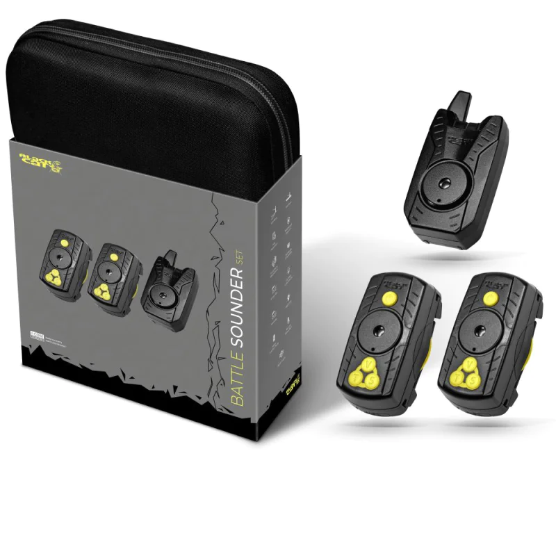 Сигнализатори с централа BLACK CAT Battle Sounder Set 2+1 Black